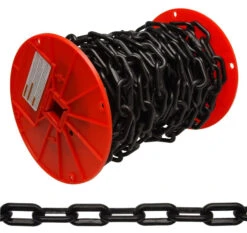 1.5" Black Plastic Haunted House Chain