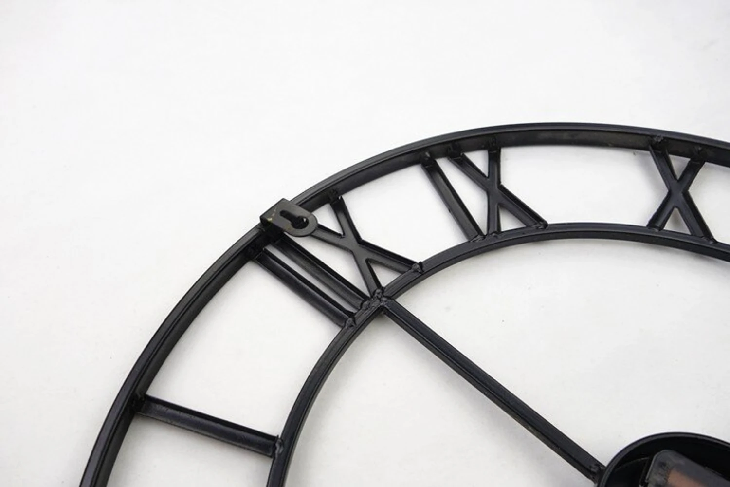 Large 3D Handmade Vintage Wrought-Iron Wall Clock - Escape Room Prop - Image 5