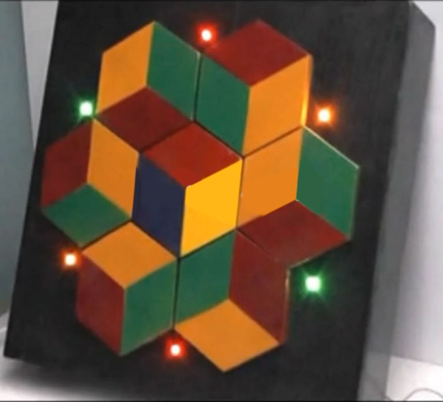 7-Piece Color Cube Puzzle - Escape Room Prop - Image 2