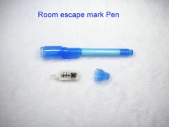 Purple LED Flashlight W/ Password Marking Pen - Escape Room Prop