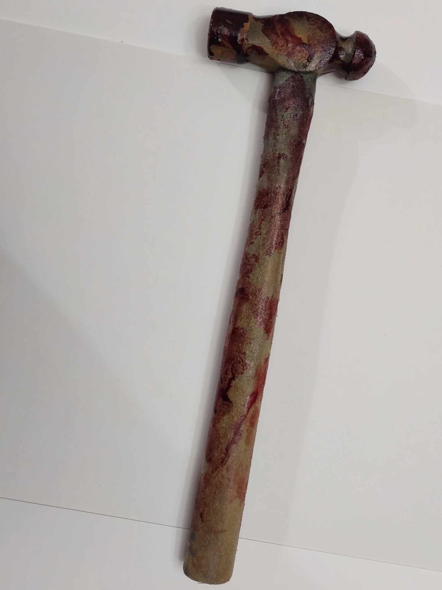 Ball Peen Hammer - Bloody Fake Weapon Halloween Prop