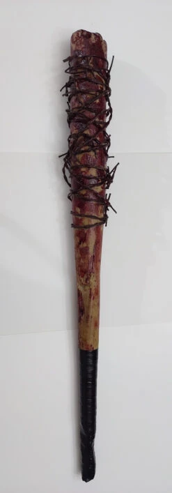 Bloody Barbwire Baseball Bat - Fake Weapon Halloween Prop