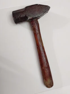 Bloody Small Mallet - Fake Weapon Halloween Prop