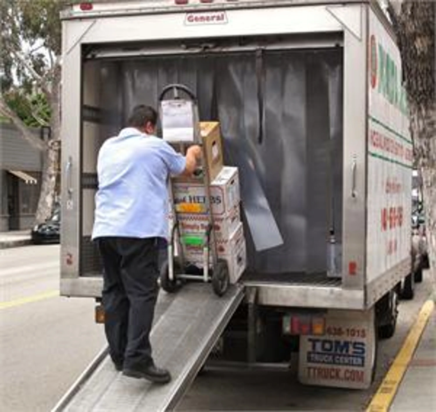 Freezer Strip Door Cooler Curtains Fits 3'x7' Opening 6-W - Image 3