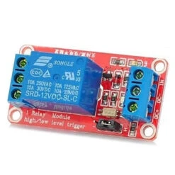 12-Volt Relay For Switching 110-Volt Or Push Switches