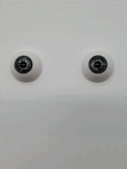 Pair Of Grey Eyes- 2cm- Replacement Eyeballs