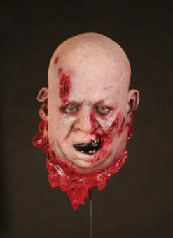 Fat Zombie Head Halloween Prop
