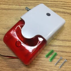 12V DC Flashing Light & Alarm & Siren - Escape Room Prop