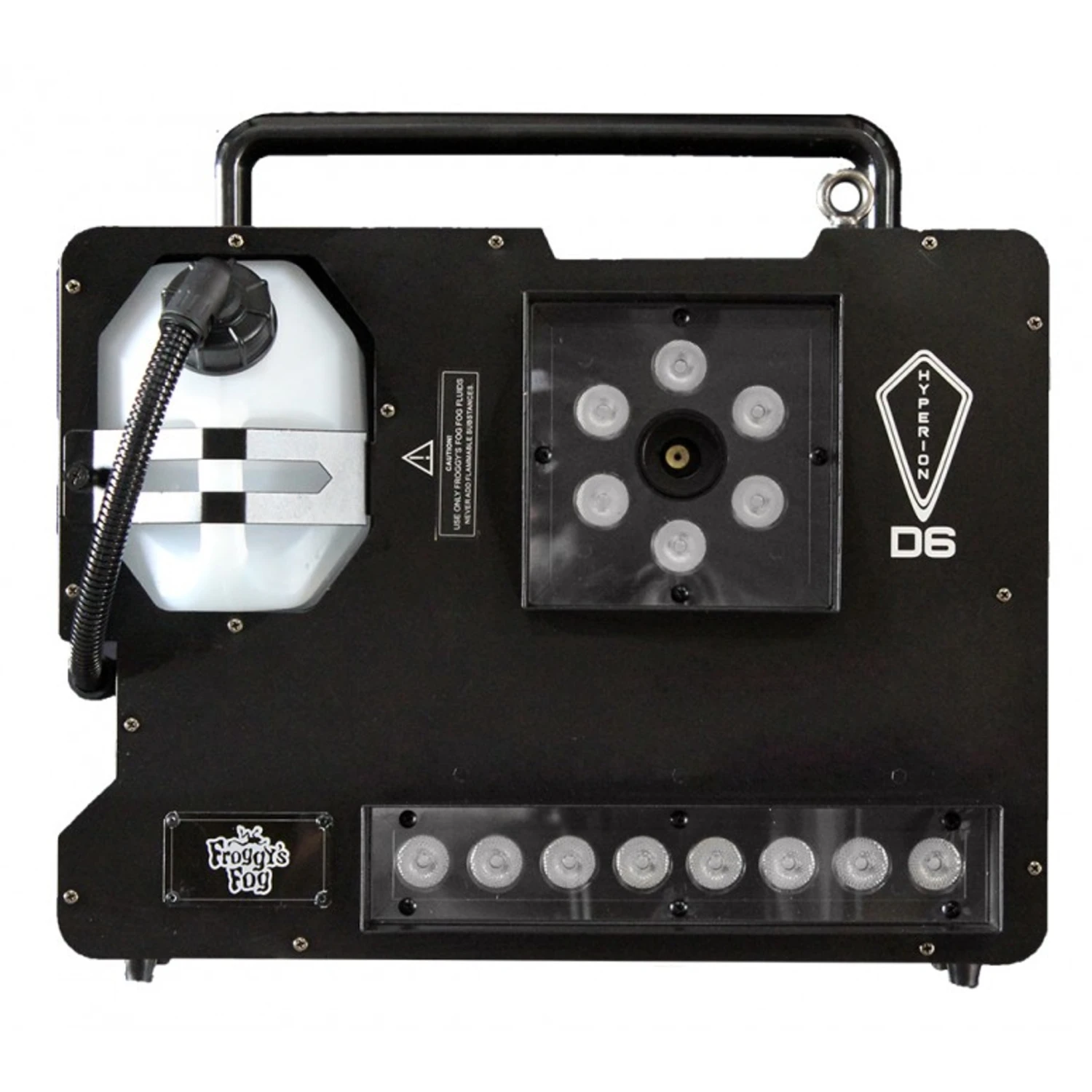 HYPERION D6 ‐ DUAL COLOR ‐ 1600 WATTS, 2 COLOR SMOKE ‐ UPSHOT FOG MACHINE W/ HEX LEDS - Image 4
